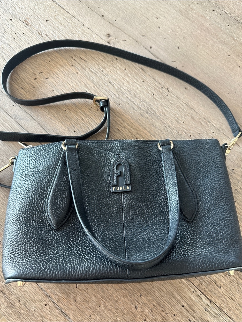 Furla Two Way Leather Bag